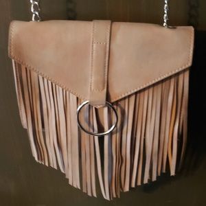 Twig & Arrow Fringe Crossbody Bag
